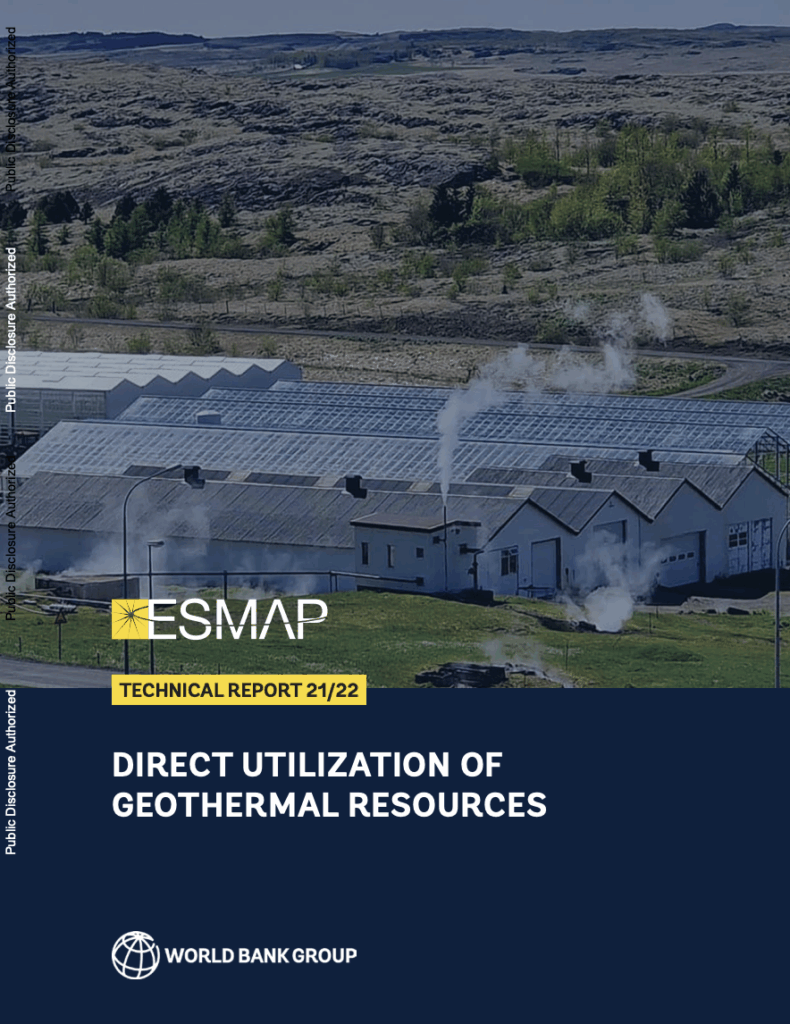 The World Bank Group's Direct Utilization of Geothermal Resources